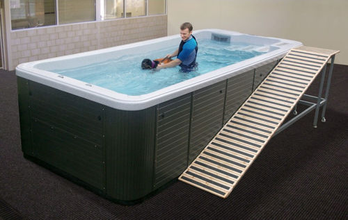 Bodenstehendes Schwimmbecken für Rehabilitation - S490 - DoggySwim - für Veterinärmedizin