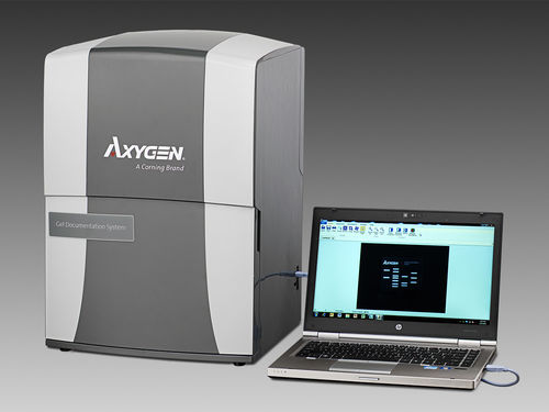 Geldokumentationssystem mit integrierter Kamera - Axygen®  - Corning BV - mit Touchscreen