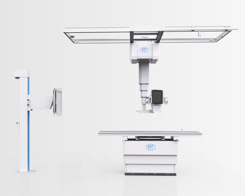 Röntgensystem - Lingdong I Generation - Shanghai EST Medical Equipment - digital / für multifunktionale Röntgenaufnahmen / mit Tisch
