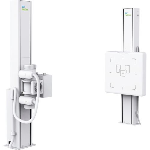 Digitales Röntgensystem - EMX2040 - EST Medical Equipment - für multifunktionale Röntgenaufnahmen / ohne Tisch / mit bodenstehendem Bucky