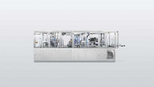 Halbautomatische Verpackungsmaschine - PFM-T LS - Harro Hoefliger Verpackungsmaschinen - intermittierend / Füll-, Form- und Versiegelmaschine / Vakuum