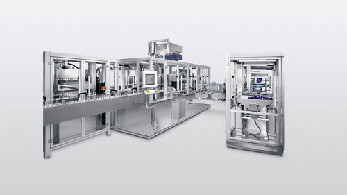 Intermittierendes Verpackungssystem - FOT - Harro Hoefliger Verpackungsmaschinen - Füll-, Form- und Versiegelmaschine / für Pulver / für die Pharmaindustrie