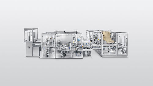 Automatisierter Kartonierer - MCP - Harro Hoefliger Verpackungsmaschinen - intermittierend / Film / bodenstehend