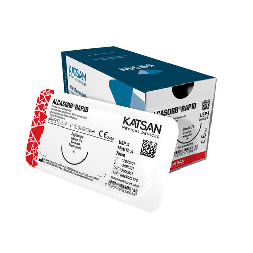 Kurzfristig resorbierbarer Nähfaden - ALCASORB&reg; RAPID - KATSAN Medical Devices - ophthalmische Chirurgie / Wundenchirurgie / allgemeine pädiatrische Chirurgie