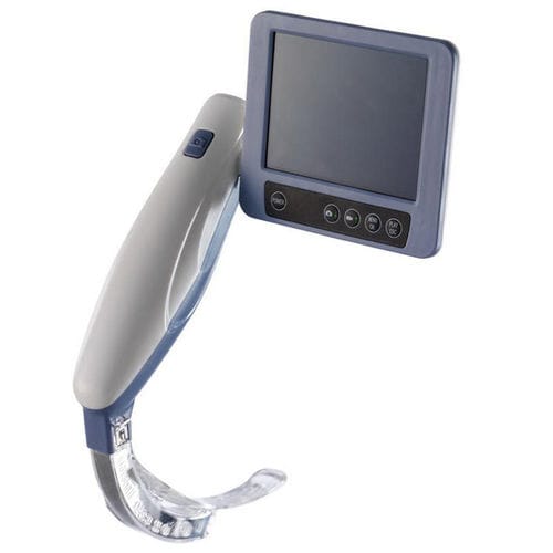 Video-Laryngoskop / mit integriertem Bildschirm - MVL - Marshall Airway Products - mit Klinge