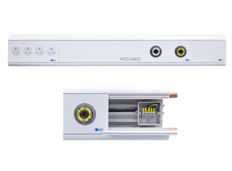 Wandmontierte Versorgungseinheit - Millennium Medical Products Ltd. - horizontal