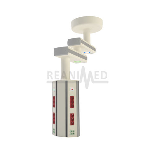 Deckenmontierter Verteilerarm - PND-HXM-M04-2K - Reanimed Teknik Tibbi Sistemler Ltd Sti - Anästhesie / für Intensivpflege / mit Gelenk