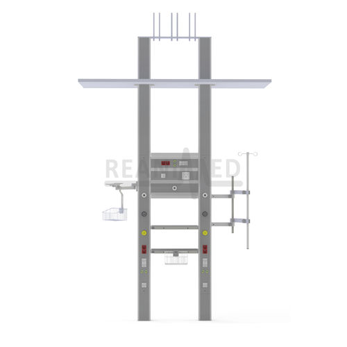 Vertikale Versorgungseinheit - YBU-H00-M01-2R - Reanimed Teknik Tibbi Sistemler Ltd Sti - deckenmontiert / für die Intensivstation