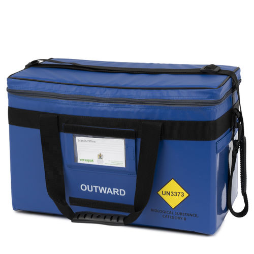 Tasche für biologische Proben - PYTB2 - Versapak International Limited - für wärmeempfindliche Produkte / Labor / Schulterriemen