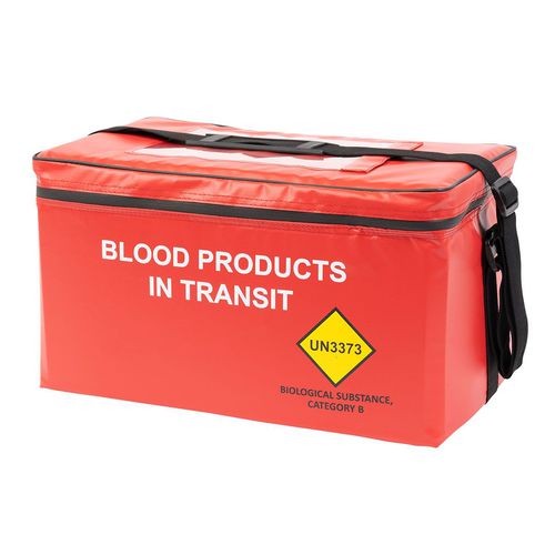 Tasche für Blutbeutel - BLTD2 - Versapak International Limited - Labor / Schulterriemen / PVC