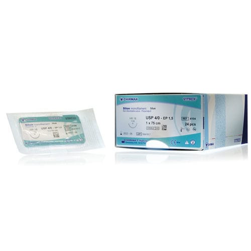 Nicht resorbierbarer Nähfaden - Silon  - Vitrex Medical A/S - Allgemeinchirurgie / Plastische Chirurgie / 0