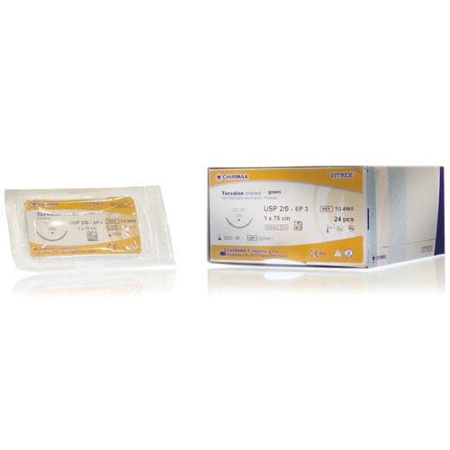 Nicht resorbierbarer Nähfaden - Tervalon  - Vitrex Medical A/S - Plastische Chirurgie / 5-0 / 4-0
