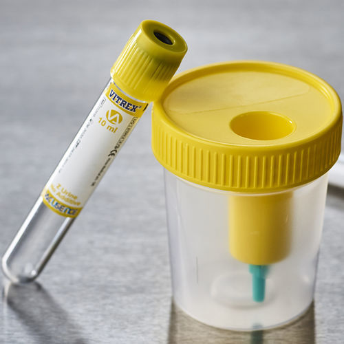 Labor-Probenahmeröhrchen - 115509+ - Vitrex Medical A/S - zylinderförmig / Urin / für Probennahme
