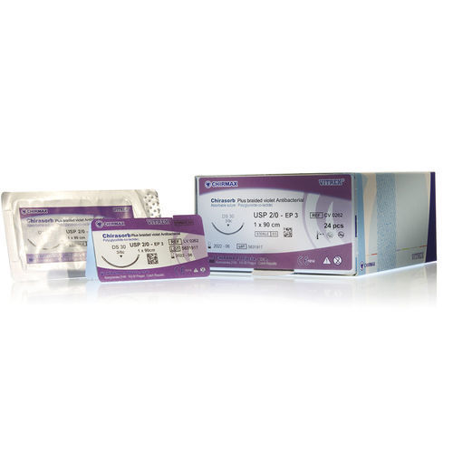 Mittelfristig resorbierbarer Nähfaden - Chirasorb Plus - Vitrex Medical A/S - Weichteilchirurgie / 5-0 / 4-0