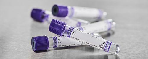 Probenahmeröhrchen für hämatologische Untersuchungen - Vacusence 10 series - Vitrex Medical A/S - zylinderförmig / Blut / PET