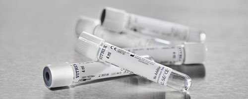 Labor-Probenahmeröhrchen - Vacusence+ - Vitrex Medical A/S - zylinderförmig / Blut / Urin