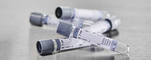 Probenahmeröhrchen für Diabetesanalyse - Vacusence+ - Vitrex Medical A/S - zylinderförmig / Blut / für Probennahme