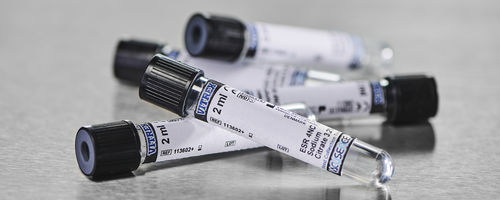 Probenahmeröhrchen für Sedimentationsanalyse - Vacusence 11  - Vitrex Medical A/S - zylinderförmig / Blut / PET