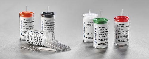 Manuelle Mikropipette - End-to-End  - Vitrex Medical A/S - Kapillar / Festvolumen
