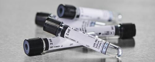 Probenahmeröhrchen für Sedimentationsanalyse - Vacusence+ - Vitrex Medical A/S - zylinderförmig / Blut / PET