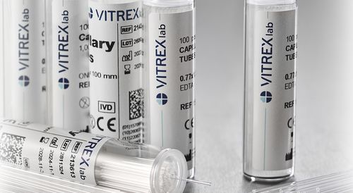 Kapillar-Probenahmeröhrchen - 21 series - Vitrex Medical A/S - für Diagnose / zur DNA-Reinigung / Labor