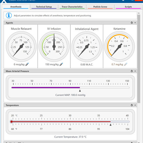 EEG-Software - CADX - Cadwell Industries - für EMG / für Anästhesie / OP