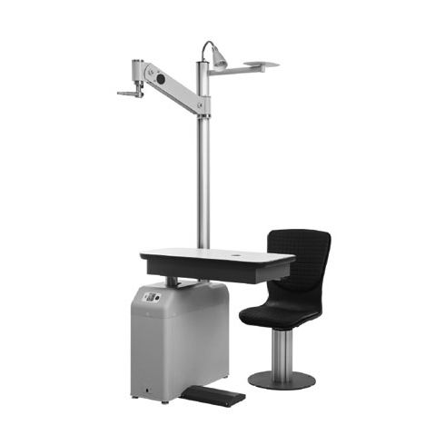 Ophthalmische Arbeitsstation - RT-17B - Rodek - mit Stuhl / mit Licht / kompakt