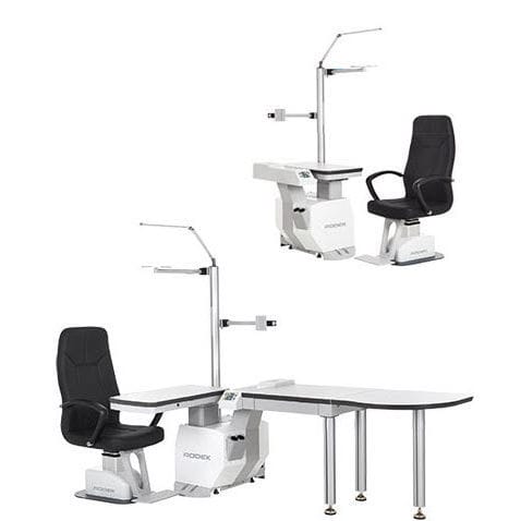 Ophthalmische Arbeitsstation - RX-2000 - Rodek - mit Stuhl / mit Licht