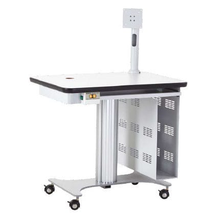 Elektrischer ophthalmischer Instrumententisch - RT-300S - Rodek - höhenverstellbar / auf Rollen