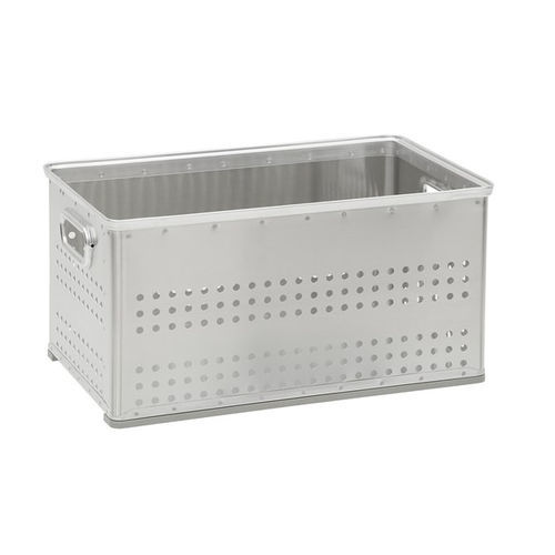 Aluminium-Korb - G®-STACK A 113  - Gmöhling Transportgeräte GmbH - für Probentransport / Lager / für Wagen