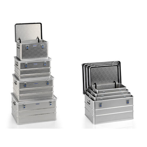 Transportbehälter - G®-PROFESSIONAL BOX Set A 1599 - Gmöhling Transportgeräte GmbH - Aluminium / stapelbar / sicher