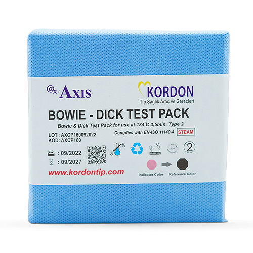Sterilisations-Testkit - AXCP160, 400 Wrapped - Axis - Bowie-Dick