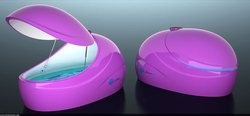 Floatingkammer mit Chromatherapie-Lampen - Dreampod Mini - Dreampod - mit Sonotherapie-Lautsprechern