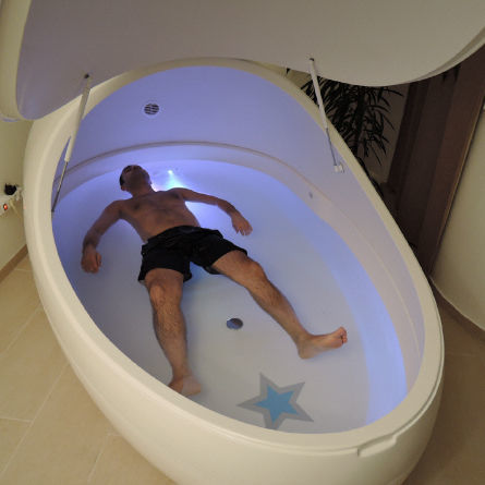 Floatingkammer mit Chromatherapie-Lampen - FloatStar - mit Sonotherapie-Lautsprechern