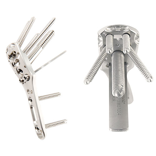 Kompressionsplatte für Humerus - Equinoxe® - Exactech - proximal / mit Verriegelung / Metall
