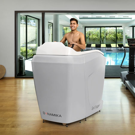 Badewanne für Wassermassage / für untere Gliedmaßen - Spa°Jogger® - Dynamika - mit Laufband / mit Chromatherapie-Lampen