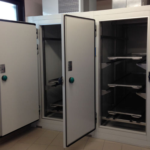Leichenzelle für Leichentragen - MORG6277 - FRIMA CONCEPT - 6 Körper / mit Frontöffnung / 2-türig