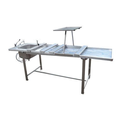 Rechtsmedizin-Autopsietisch - TABL002 - FRIMA CONCEPT - Leichenwaschung / stationär / rechteckig