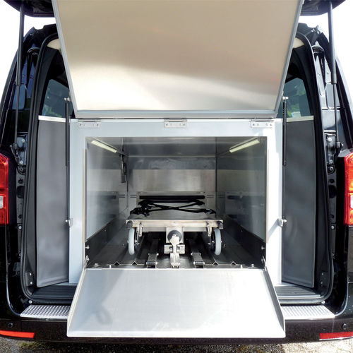 Leichenzelle für Leichentragen - CF9575H - FRIMA CONCEPT - 1 Körper / mit Frontöffnung / mobil