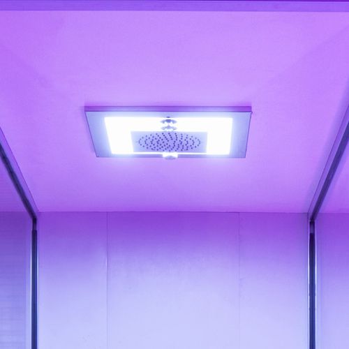 Dusche für Wassermassage / Kabine - Volga - Stenal - mit Chromatherapie-Lampen