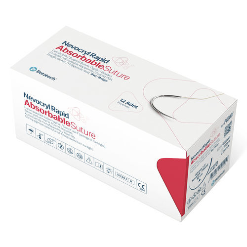 Resorbierbarer Nähfaden - NEVOCRYL RAPID PGA  - Betatech Medical - für Oralchirurgie / ophthalmische Chirurgie / uro-gynäkologische Chirurgie