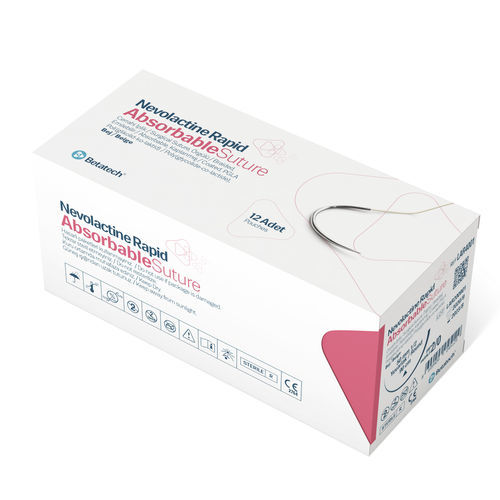 Resorbierbarer Nähfaden - NEVOLACTINE RAPID PGLA - Betatech Medical - für Oralchirurgie / ophthalmische Chirurgie / uro-gynäkologische Chirurgie