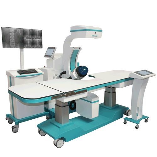 Extrakorporaler Lithotripter - Novalith NT-10M - NOVAmedtek - auf Wagen / mit Lithotripsie-Tisch / C-Bogen