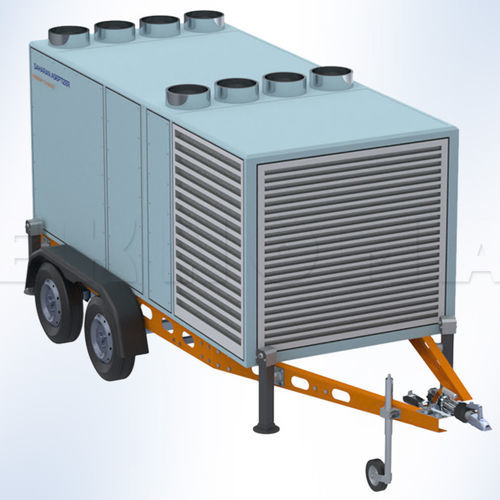 Mobiler Luftreiniger - Saharan - TEKNOMAR LTD - UV-C / HEPA H14 / für Krankenhaus