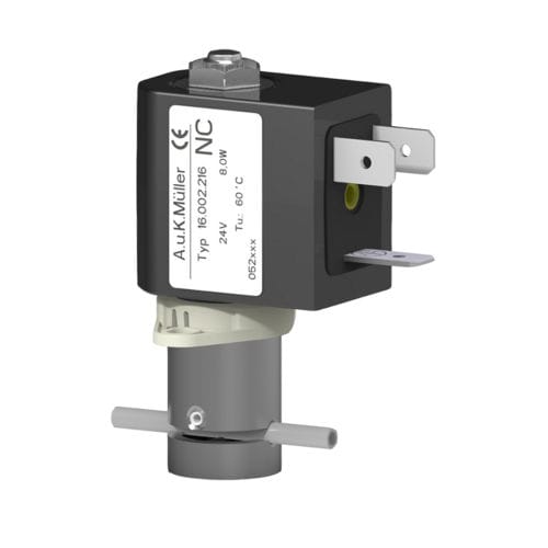 Medizinische Ventil - 16.002.216 - A. u. K. Müller GmbH & Co. KG - Solenoid / direktgesteuert / Edelstahl