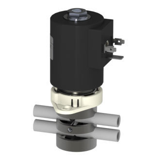 Medizinische Ventil - 16.006.330 - A. u. K. Müller GmbH & Co. KG - Solenoid / direktgesteuert / PTFE