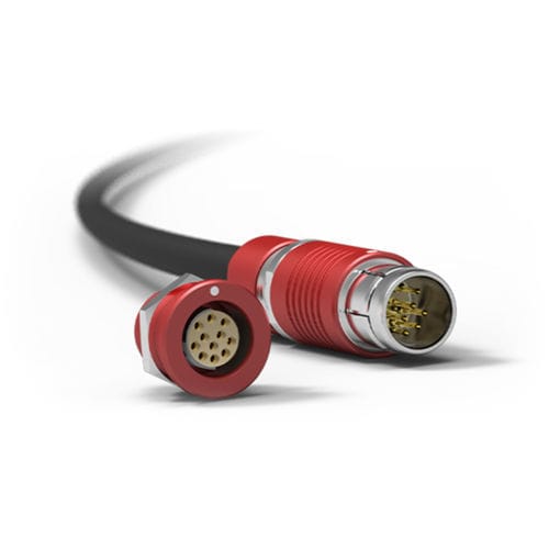 Steckverbinder für medizinische Geräte - Core series AluLite™ - Fischer Connectors - Aluminium / wasserdicht / kreisförmig