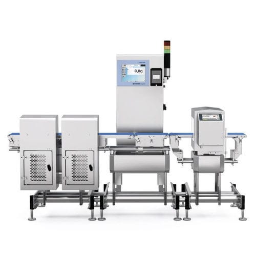 Automatische Kontrollwaage - I 211 - MULTIVAC - für Förderanlagen / mit Metalldetektor / horizontal