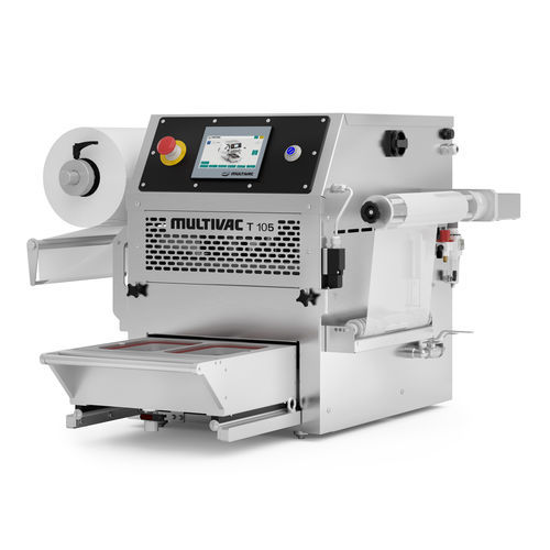 Halbautomatische Versiegelmaschine - T 105 - MULTIVAC - für die Pharmaindustrie / kompakt / Tischgerät