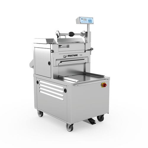 Halbautomatische Versiegelmaschine - T 250 - MULTIVAC - für die Pharmaindustrie / auf Rollen